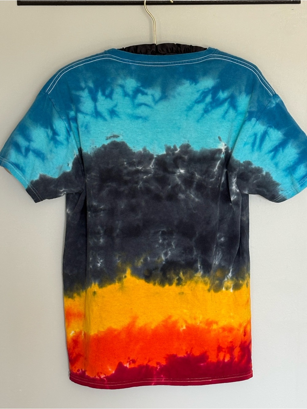 Led Zeppelin 1975 US Tour Tie Dye Graphic Band T-Shirt | Size M - Picture 2 of 7